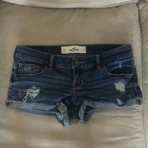 Hollister Distressed Denim Shorts
